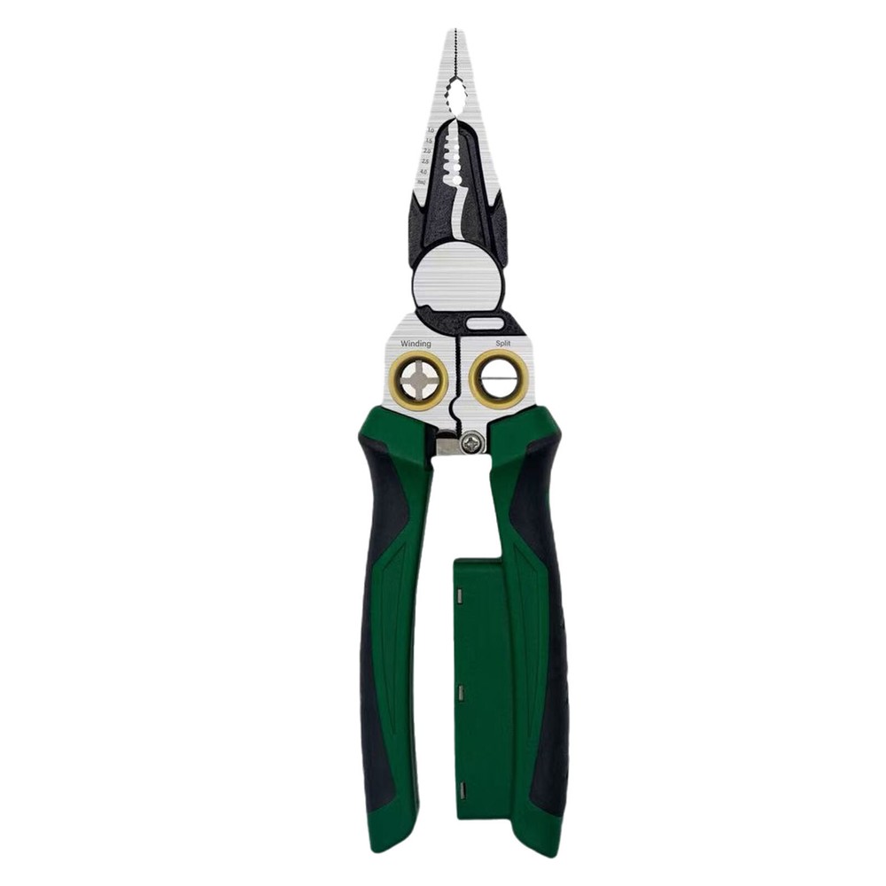 8-in-1 Wire Stripper with Voltage Tester for Cutting and Pulling
