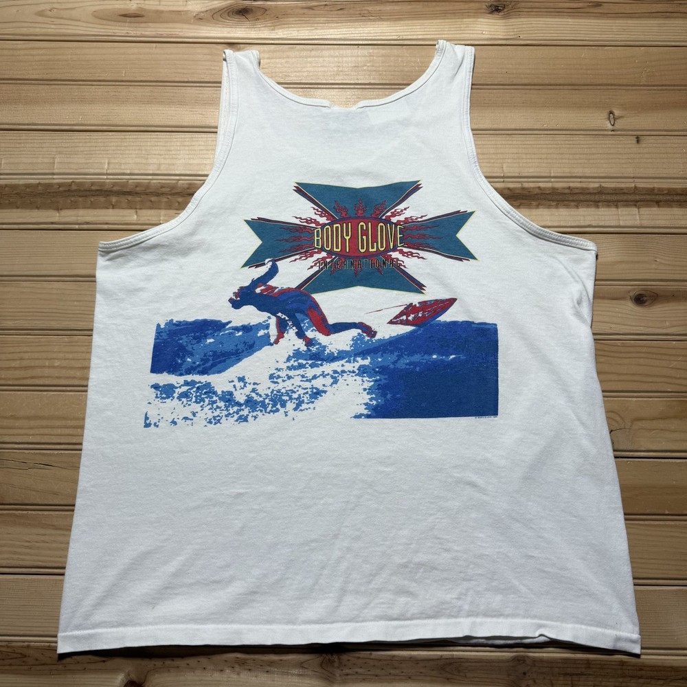 Vintage 90s Body Glove Watersports International Surf Tank Top Shirt - Large