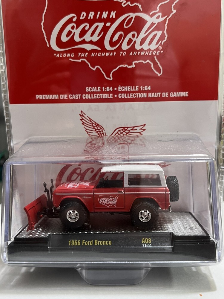 M2 Machines Coca-Cola Raw Chase 1966 Ford Bronco 1 of 250