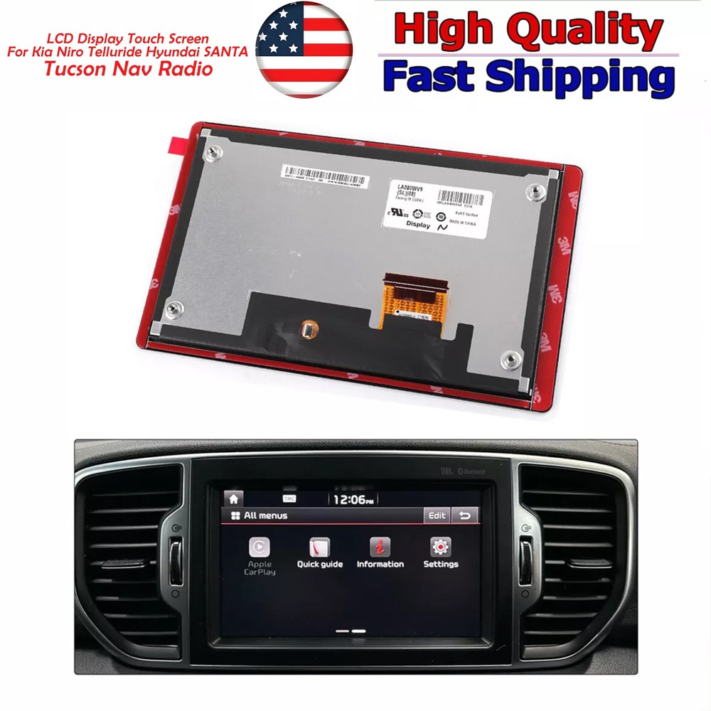 REPLACEMENT LCD DISPLAY TOUCH For Kia Niro Telluride Hyundai SANTA FE Nav Radio
