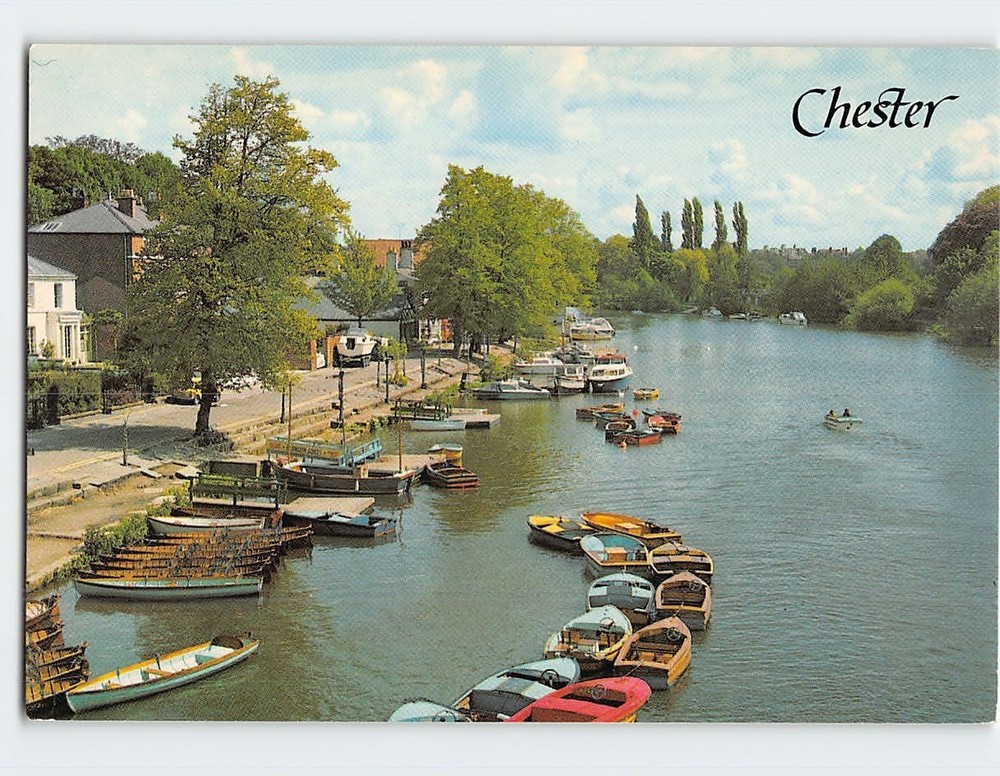 Postcard River Dee Chester England
