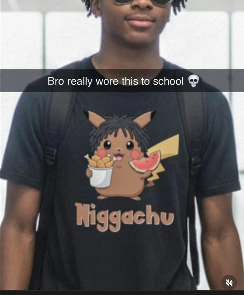 Niggachu Funny T-Shirt