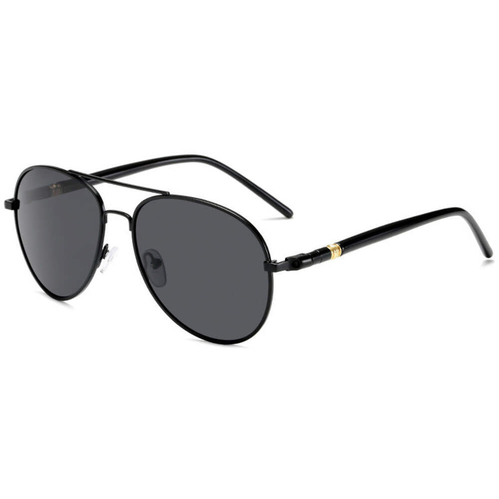 Polarized Driving Sunglasses for Men, UV400 Protection, Metal Frame, TAC Lens, C