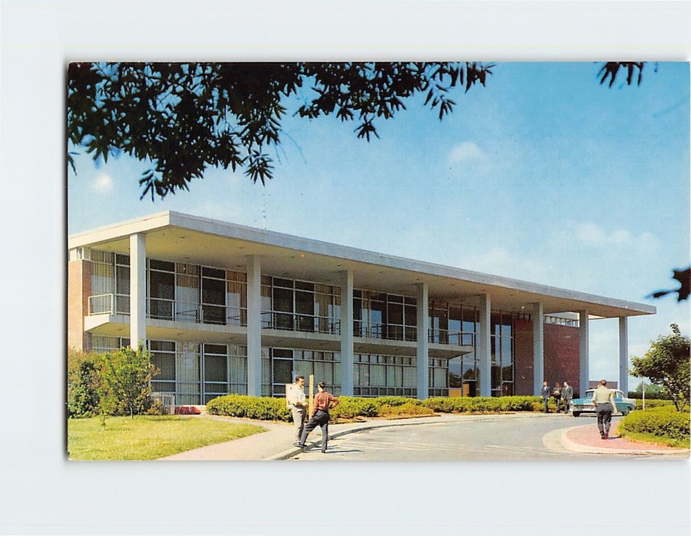 Postcard College Union North Carolina State College Raleigh North Carolina USA