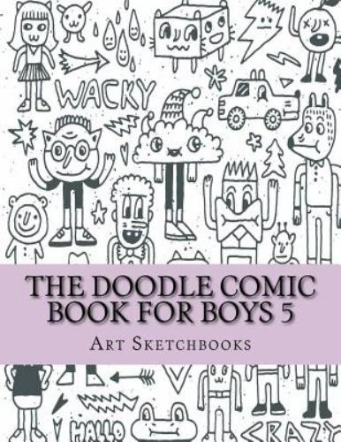 Doodle Comic Book for Boys, Paperback by Sketchbooks, Art Journaling, Like Ne...