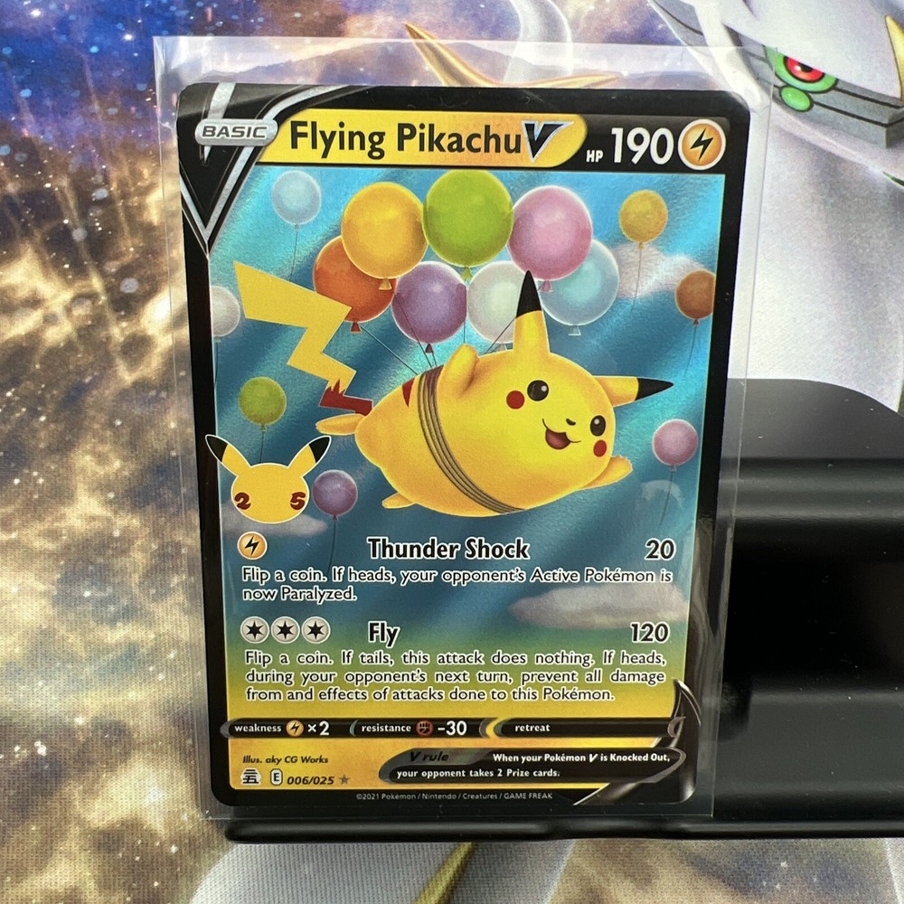Flying Pikachu V 006/025 Celebrations NM Ultra Rare Pokemon Card