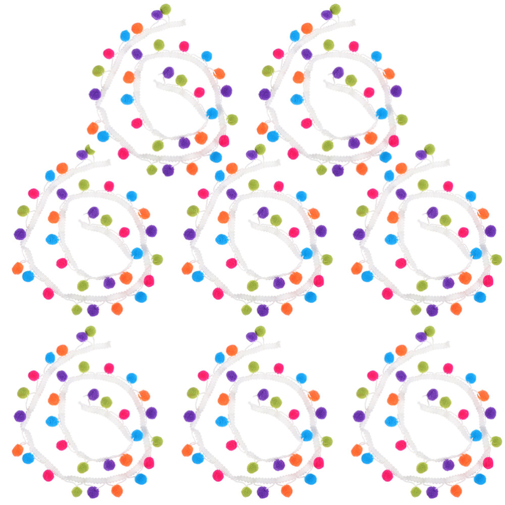 8 Pcs DIY Garment Accessory Trim Tinsel Craft Kits Sewing Products Child