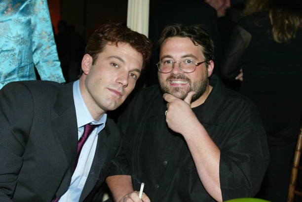 Ben Affleck Kevin Smith Arman Hammer Museum after the premiere of - Old Photo