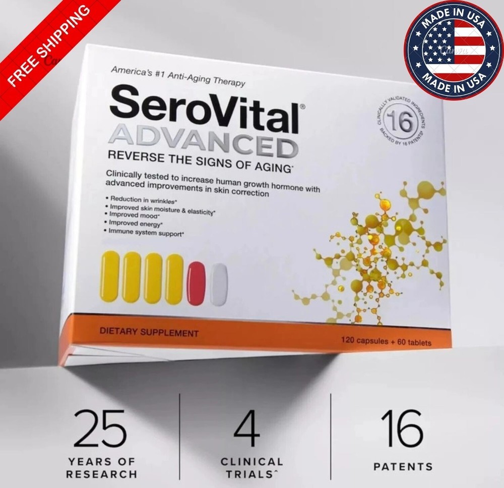 SeroVital Advanced Anti-Aging HGH Boosting Dietary Supplement  