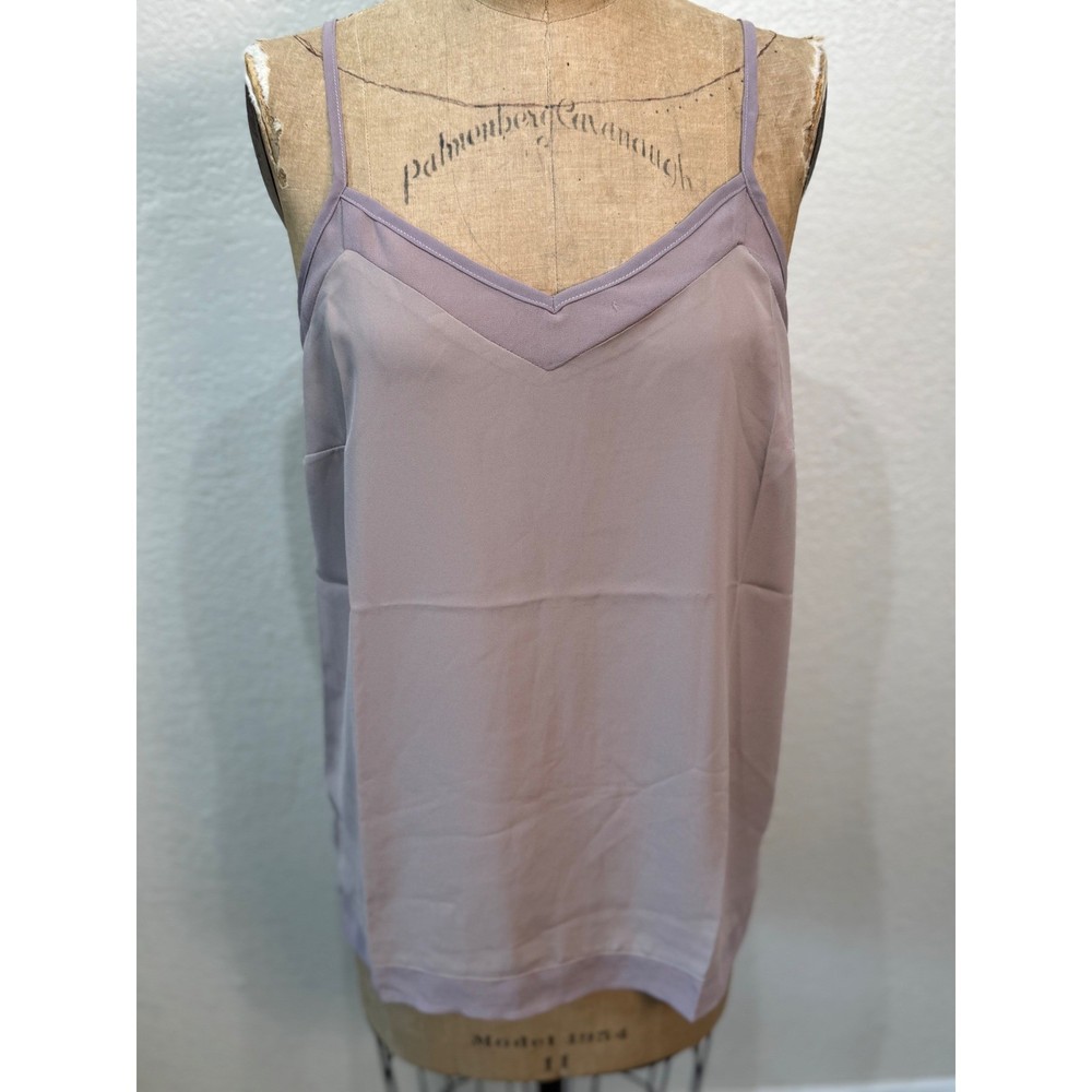 GiGio Women's Sleeveless Tank Top Cami Blouse Career Casual Mauve Size M NWT