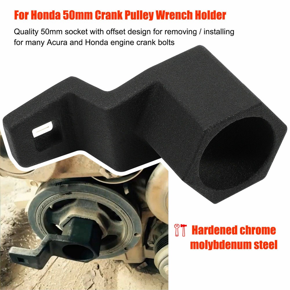 Honda Acura 50mm Crankshaft Pulley Holder Crank Bolt Damper Removal Tool