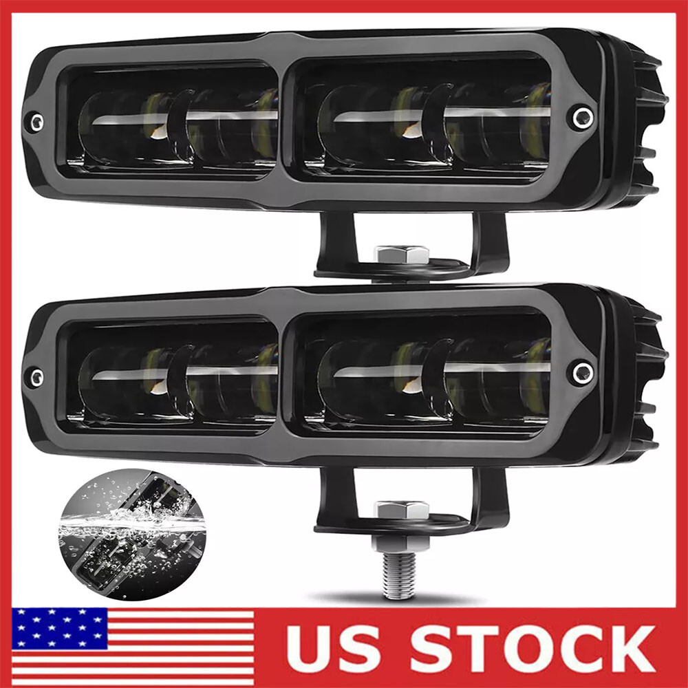 6inch LED Driving Light Bar Spot Flood Work Lamp Fog Pods Offroad ATV SUV Truck