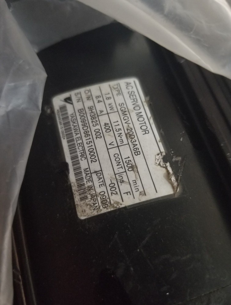 1pc for used    working   SGMGV-20D3A6B   Via DHL or Fedex *vb