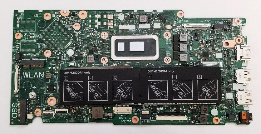 Motherboard Dell OEM 9FWFN Laptop Motherboard for Inspiron 14 5481 2-in-1 -