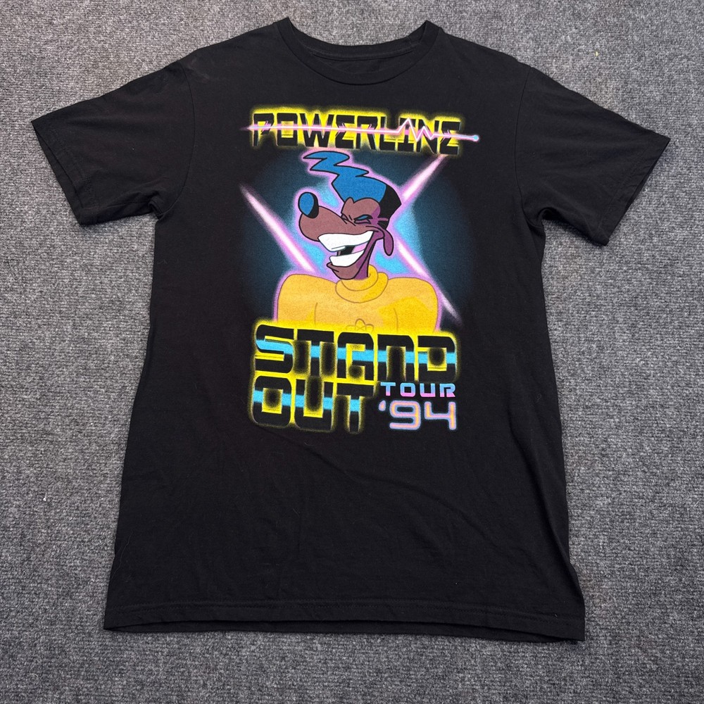 Disney A Goofy Movie Powerline  T-shirt Adult Size Small Vintage Style Retro