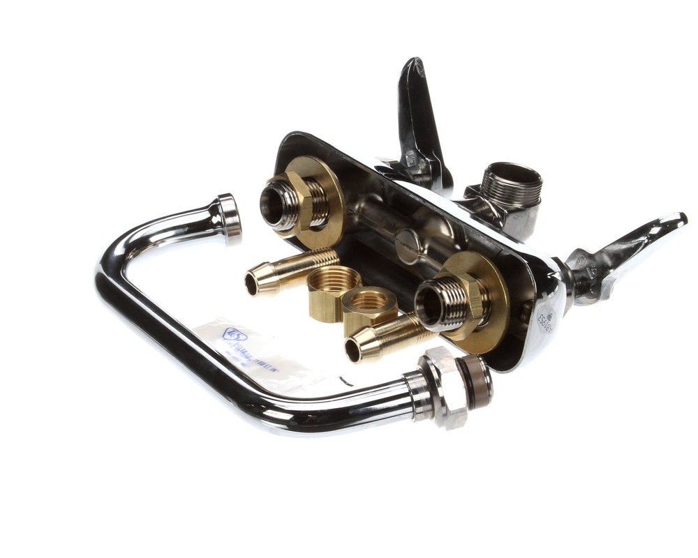 T&S Brass Workboard Faucet, Wall Mount, 4 Centers, 6 Swing B-1115 - Genuine OEM