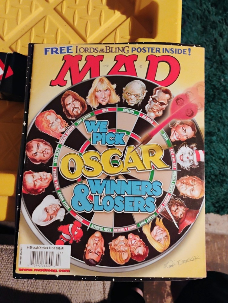 MAD Magazine Issue #439 March 2004 Illustrated Oscars Movies Humor & Satire