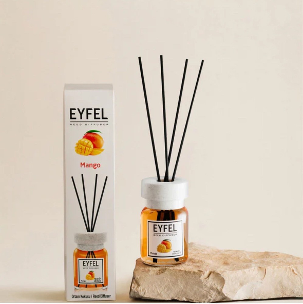 EYFEL Reed Diffusers for Home – Mango Reed Diffuser Set 4.00 fl oz Oil Mango