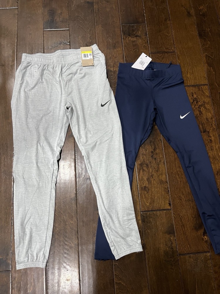 Nike Dri-Fit Womens Running Tights Navy Blue NWT