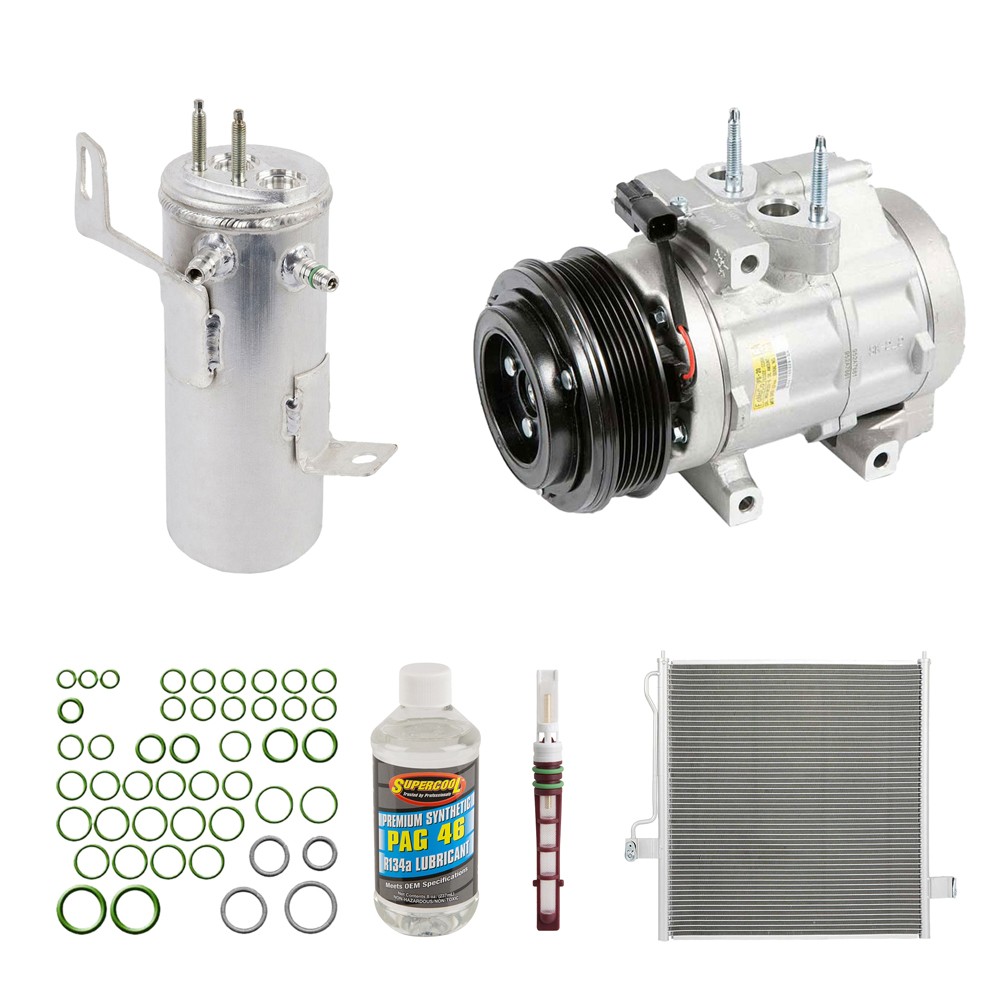 For Ford Explorer Mercury Mountaineer OEM AC Compressor w/ Condenser Drier DAC