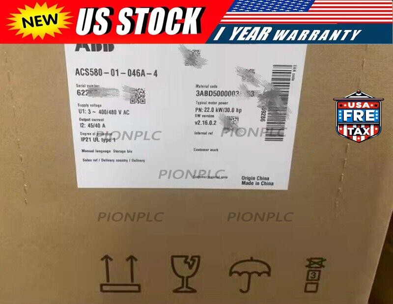 1pc ABB ACS580-01-046A-4 frequency converter 3PH 22KW