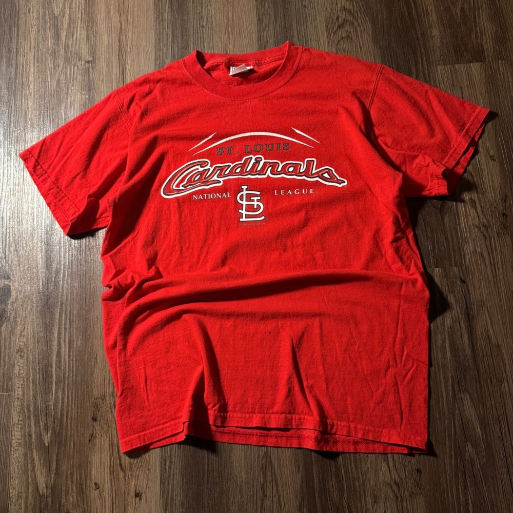 Vintage St. Louis Cardinals T-Shirt Lee Sport Red MLB Baseball National League