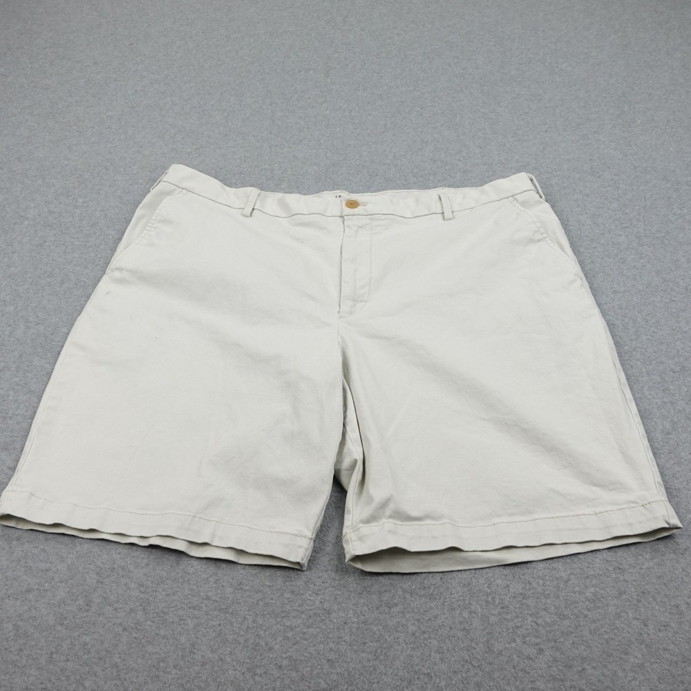 IZOD Saltwater Stretch Men's Shorts Size 42x9.5 Casual Chino Khski Performance