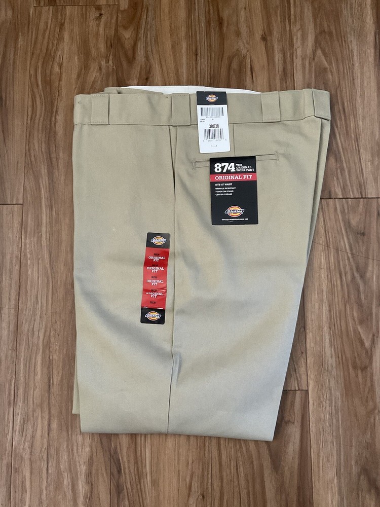 NEW Dickies Men's 38x30 Work Pants Straight Leg Original Fit Uniform