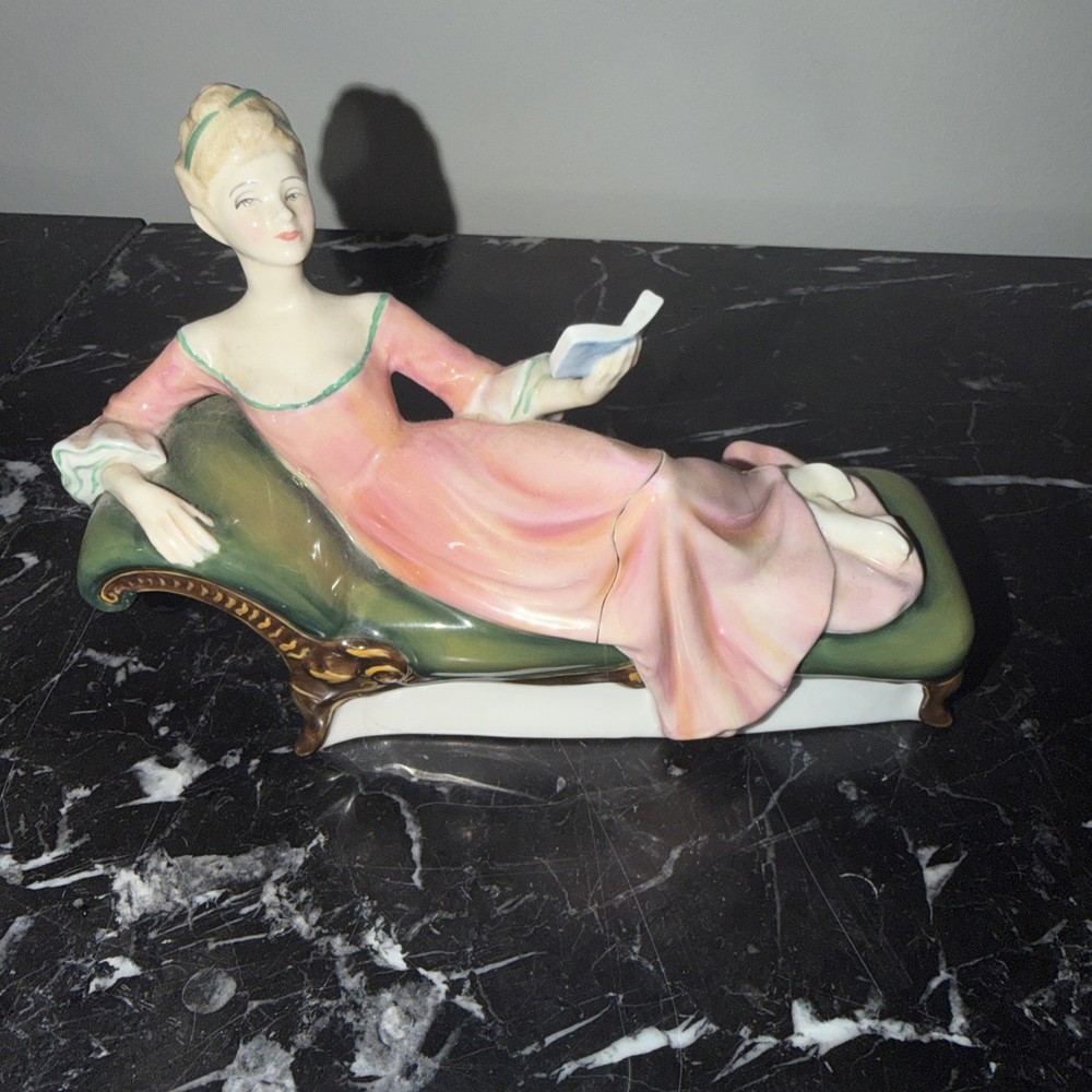 VINTAGE Royal Doulton Figurine Repose HN2272, England - damaged see photos