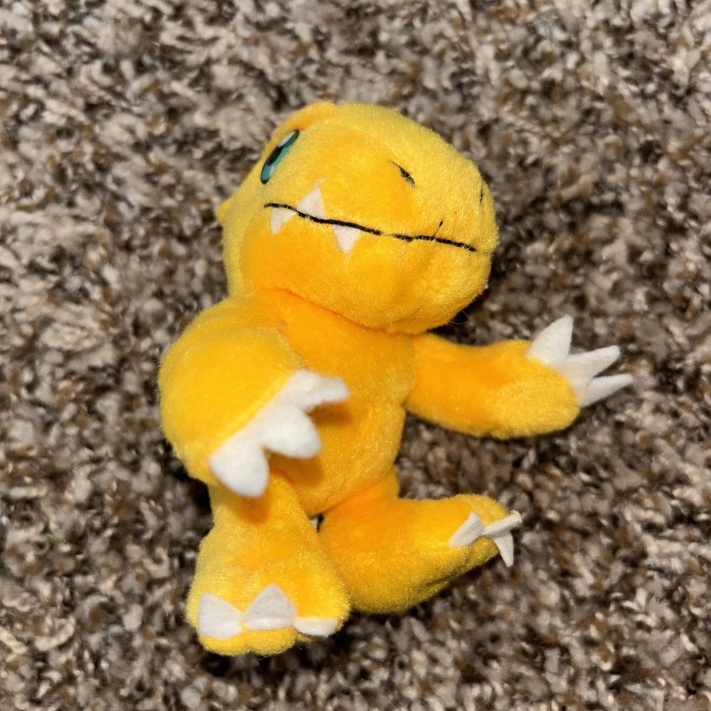 Digimon Agumon stuffed toy 1999