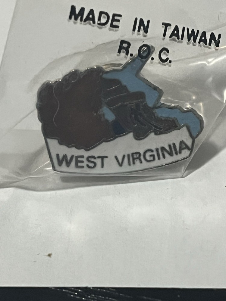 Vintage West Virginia Lapel, Hat Pin