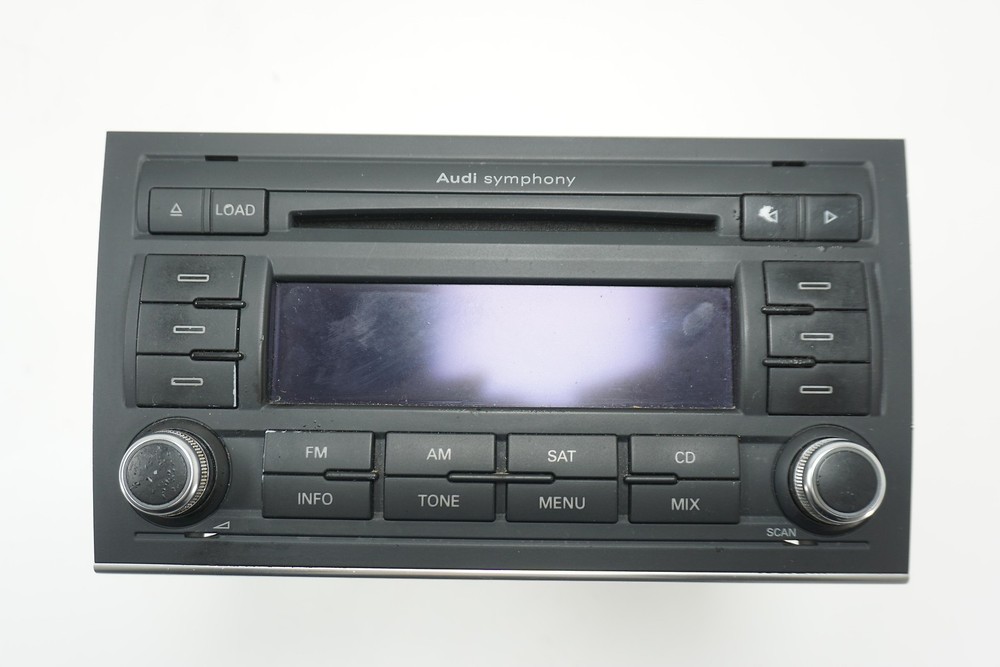 06 07 08 2006-2008 Audi A4 Quattro Am/fm/cd Receiver Used Oem (8e0-035-195-af)
