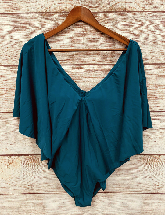 Raisins Curve Slimming Swimsuit Womens Size 16W Stingray One Piece Swimsuit New