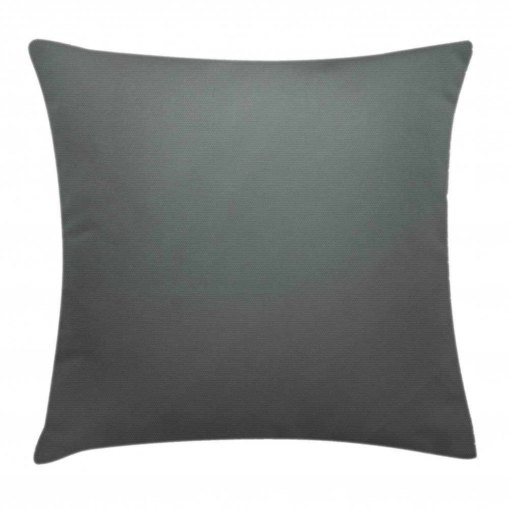 Taupe Dark Abstract Square Pillow Case 16 Inch Plain Cushion Cover