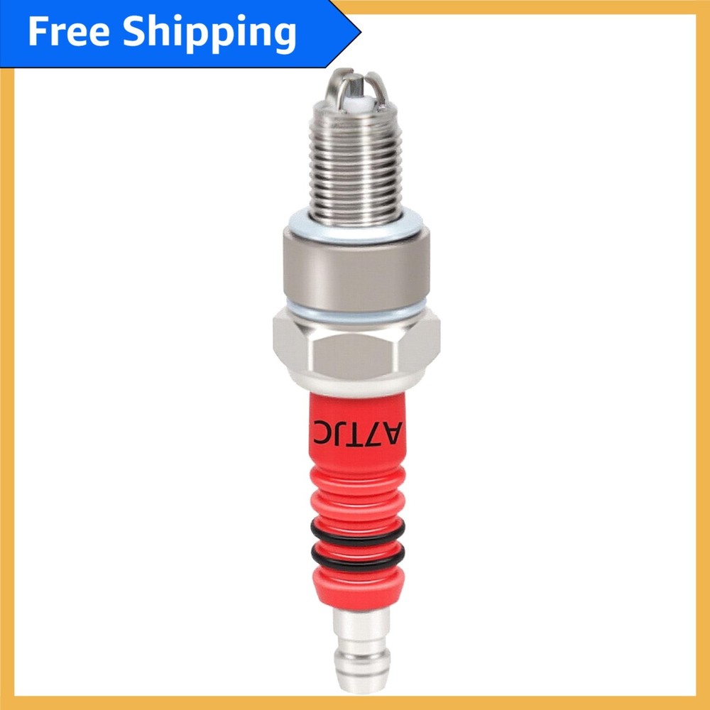 3 Electrode A7TJC High Performance Spark Plug for GY6 50-125cc Moped - 1 Pc