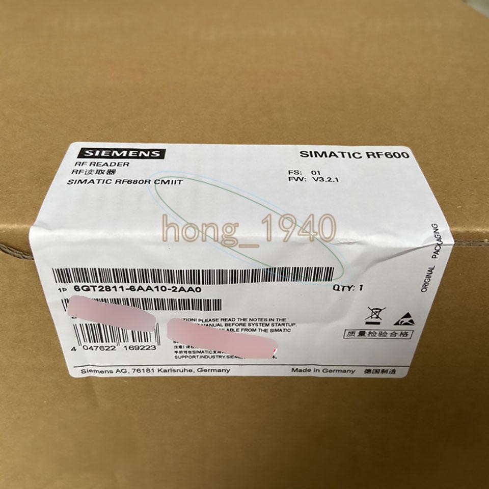 ONE NEW SIEMENS SIMATIC RF600 Reader 6GT2811-6AA10-2AA0