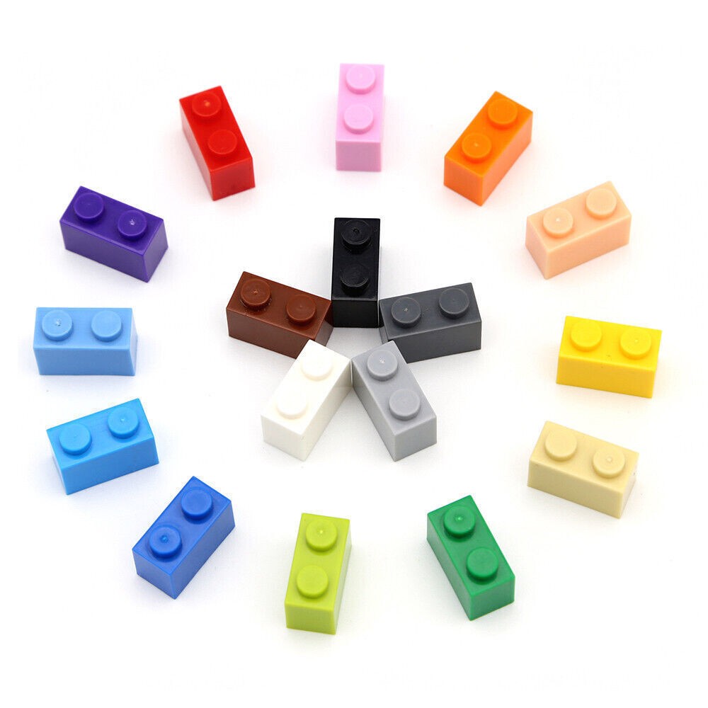 Lego 1x2 Brick 3004 (100pcs) - Select Your Color