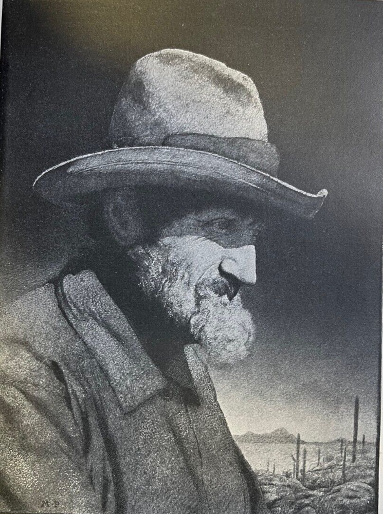 1902 Maxfield Parrish Illustrations Great Southwest Tragedy of the Range