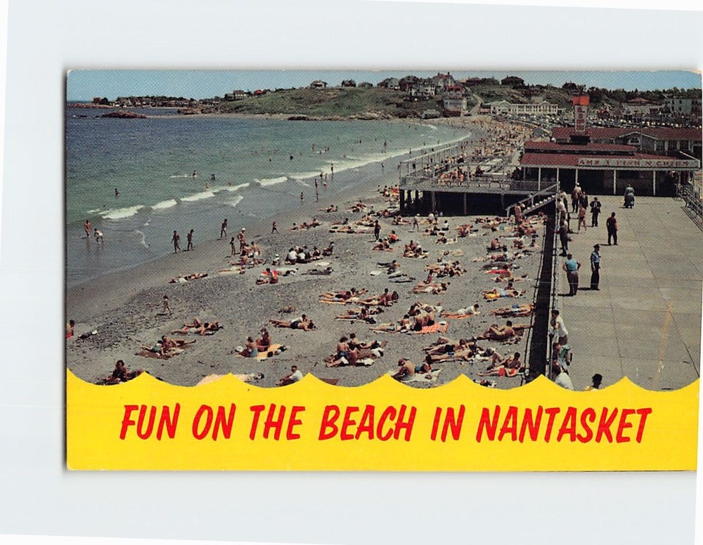 Postcard Beach in Nantasket Massachusetts USA