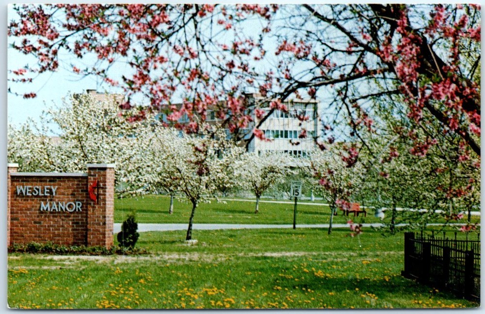Postcard - Wesley Manor Retirement Community - Frankfort, Indiana