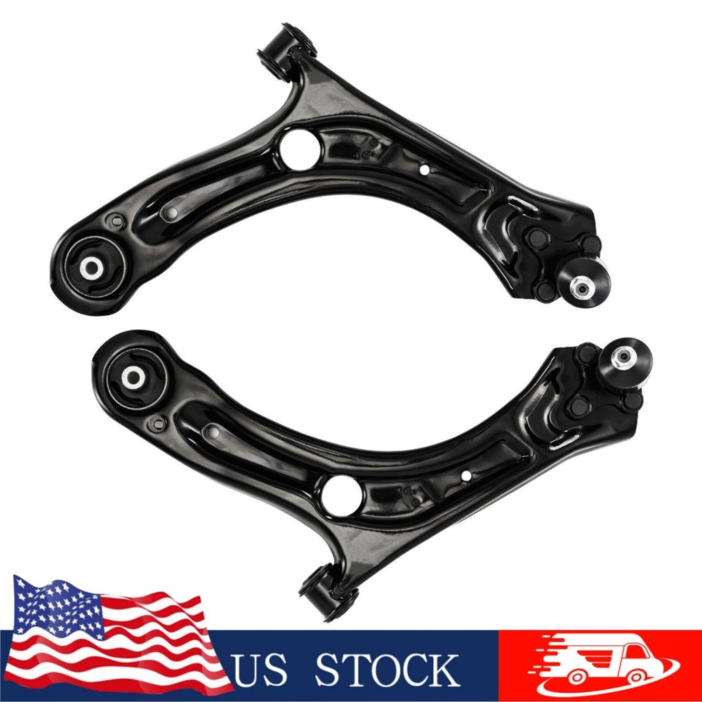 2PC Front Lower Control Arms w/Ball Joint For 2012-2019 Volkswagen Passat Beetle