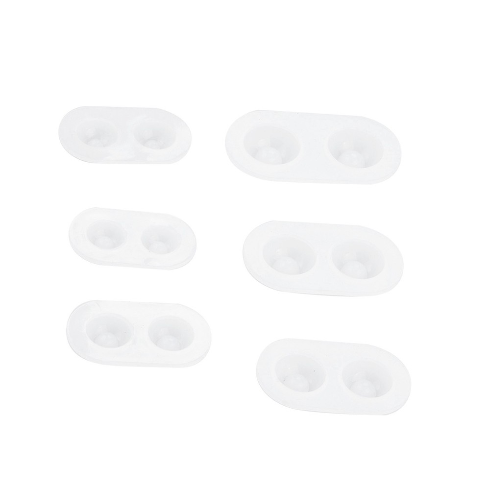 6 Sets Flexible Silicone Doll Eye Molds for Resin Crafts Durable DIY
