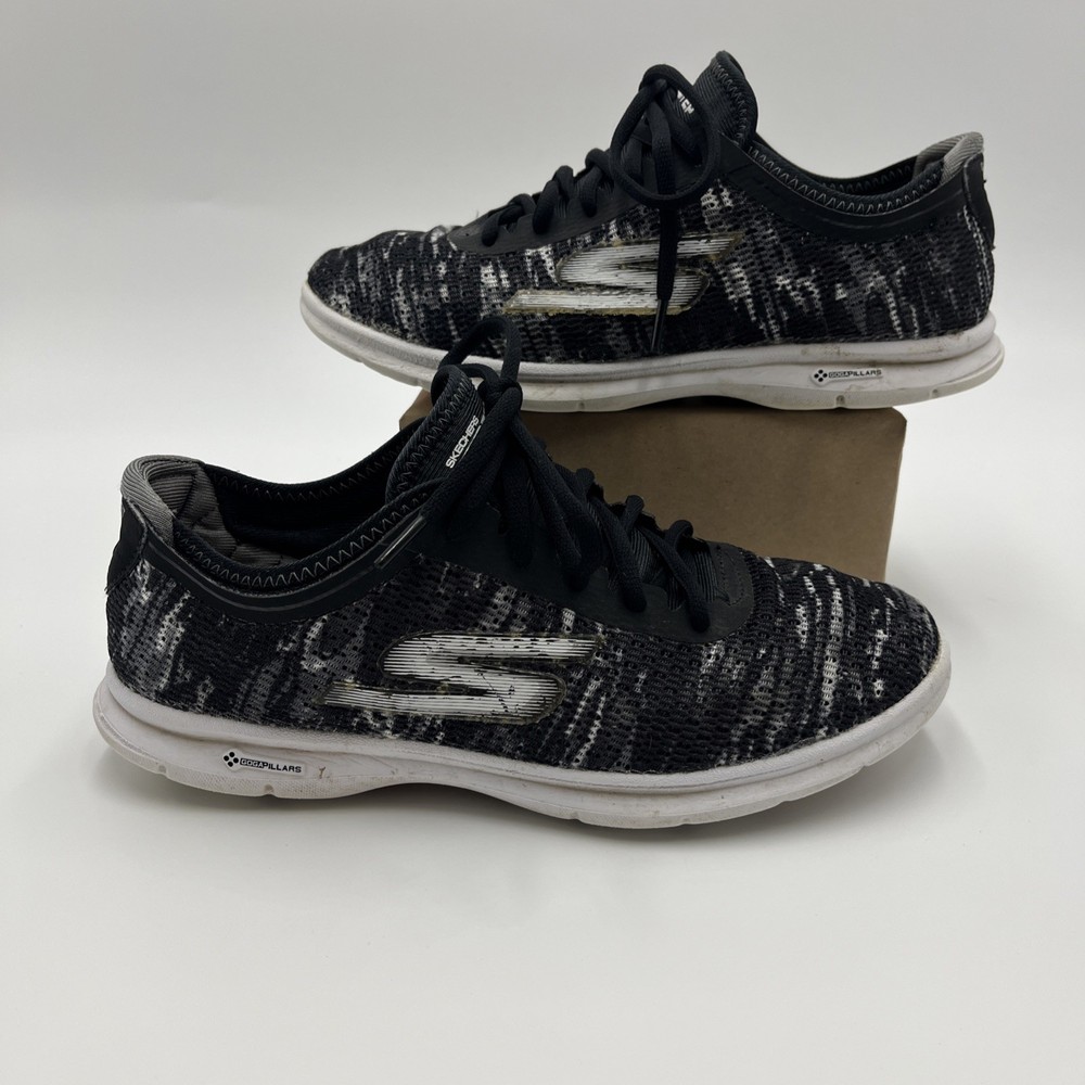 Skechers Women's Go Step Black Casual Sneakers Size 7 Style 14200