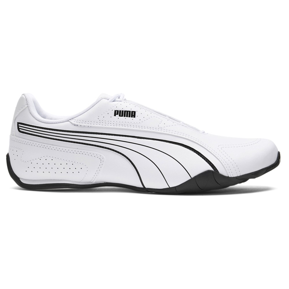 PUMA Redon Bungee Slip On  Mens White Sneakers Casual Shoes 38816701
