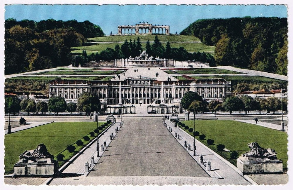 Postcard Vienna Austria The Glorietta Castle Of Schoenbrunn