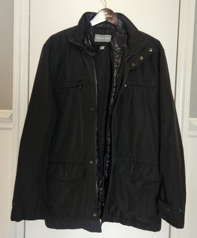Michael Kors Men Jacket Large Full-Zip/Lined