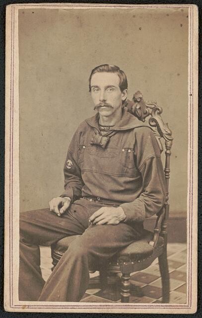 Photo:Unidentified Union Sailor Uniform Civil War 1861-1865 Portrait
