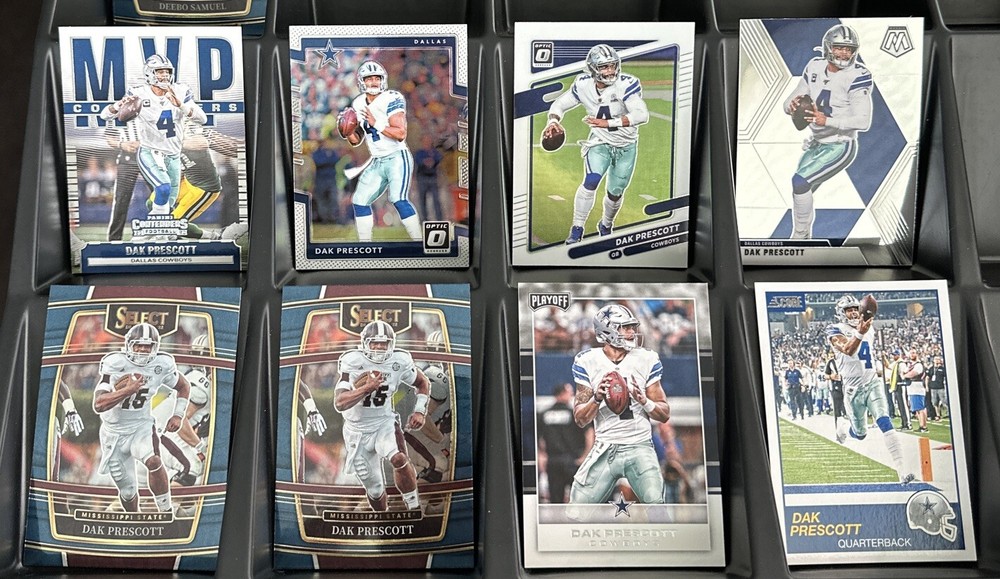 Dak Prescott 8 Card Lot Panini Contenders Optic Select Dallas Cowboys Star
