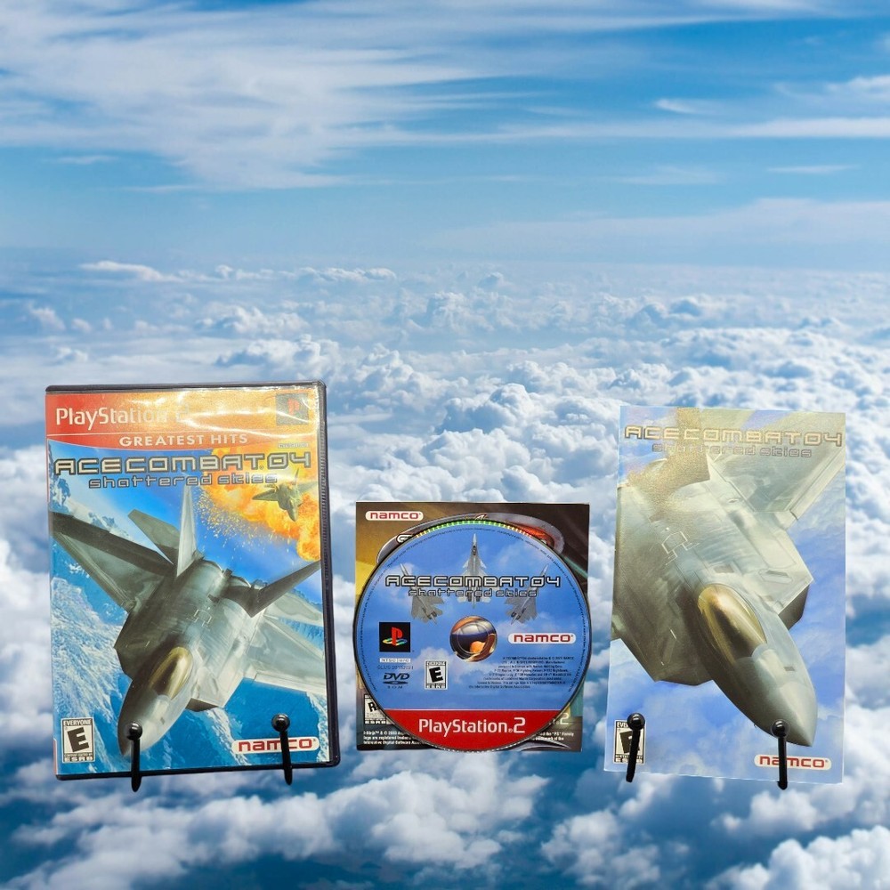 Ace Combat 4 Shattered Skies (PlayStation 2 PS2) Tested Working Clean Complete-image
