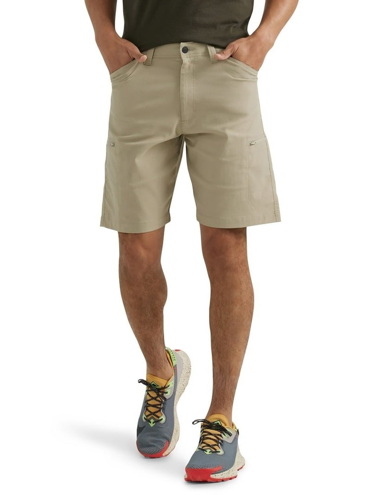 New Wrangler Mens Outdoor Performance Zip Cargo Shorts Size 48